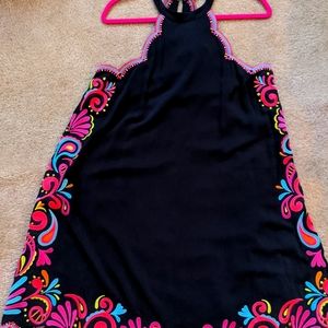 Lilly Pulitzer Quinn Onyx Gypsy Swirl Dress